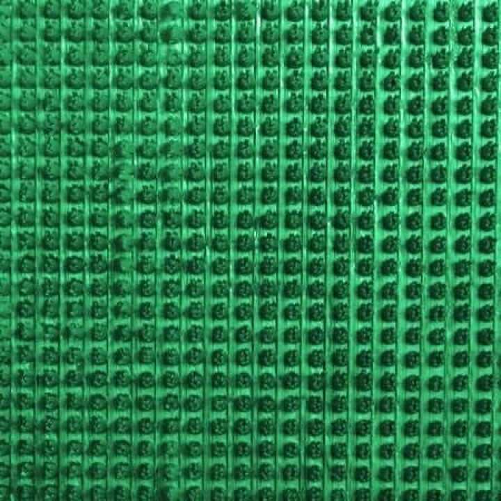 Коврик напольный из щетинистого покрытия 40(45)х60см зеленый металик