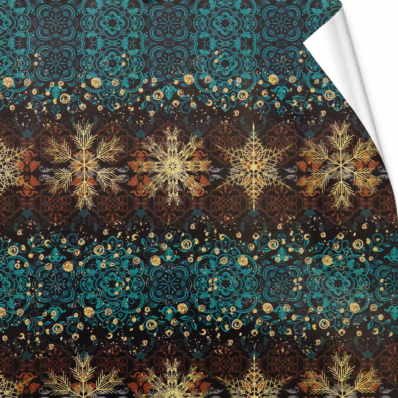 Бумага упаковочная 50х70 см Восточные мотивы 214-424