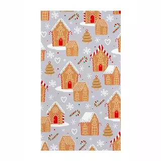 Полотенце кухонное 45*60 см вафля имбирь серый СТ