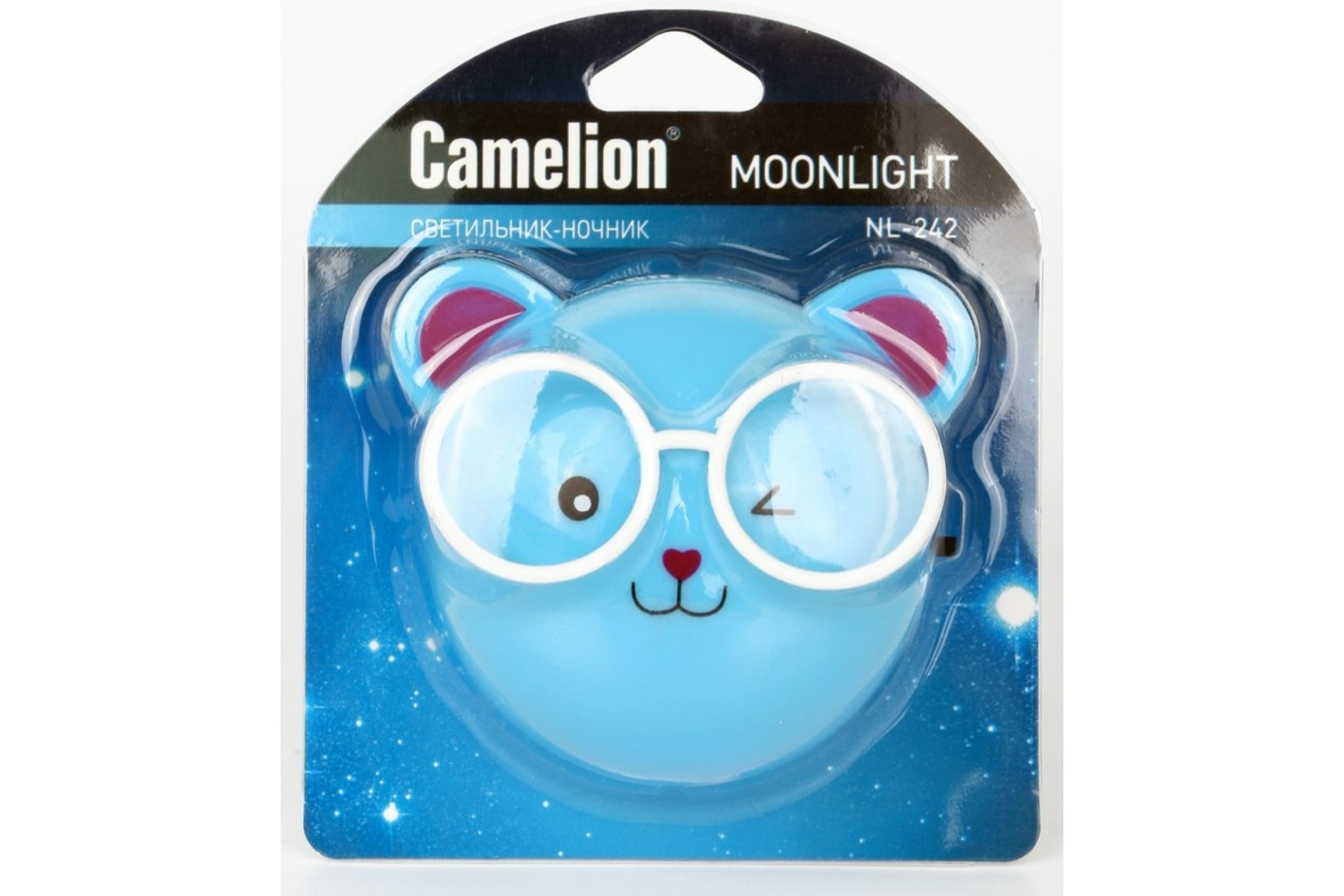Ночник светодиодный Camelion 13817 NL-242 &quot;Медведи очкарики&quot; 220В с выключателем