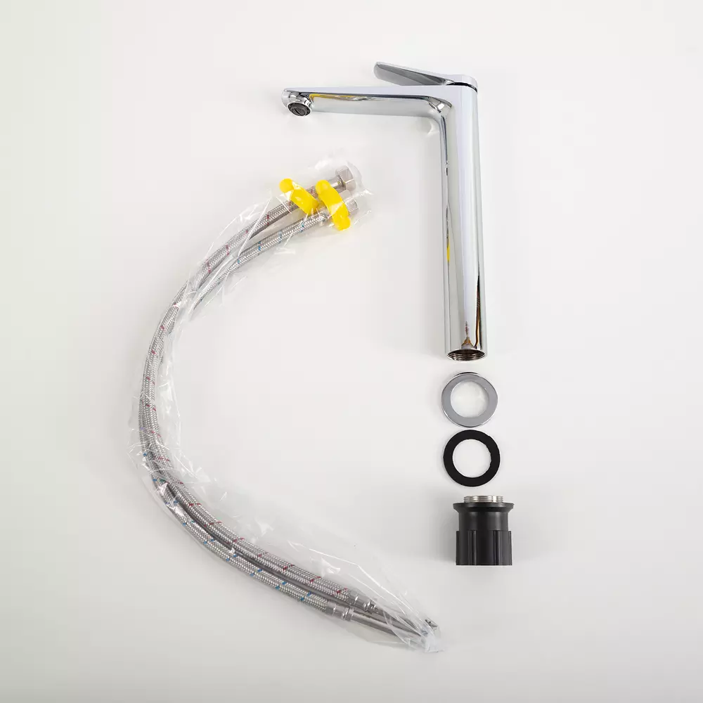 Смеситель для раковины высокий, хром BelBagno UNIQUE-LMC-CRM-W0