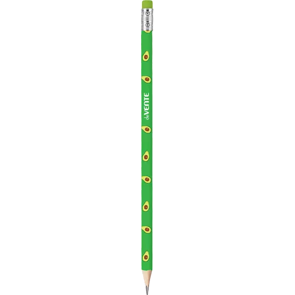 Простой карандаш deVENTE. Avocado HB, грифель 2 мм, трёхгранный, с ластиком,
