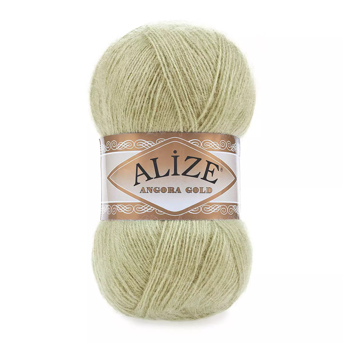 Пряжа Alize Angora Gold 100гр. 550м (80%акр, 20%шерсть) 267 пастельно-зеленый