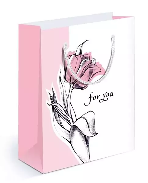 Пакет подарочный (S) Тюльпан For you 15.11.01716