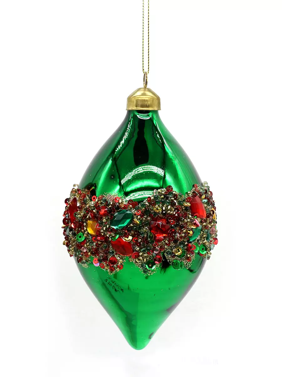 Новогоднее подвесное украшение из стекла / 16*8*8см 92513