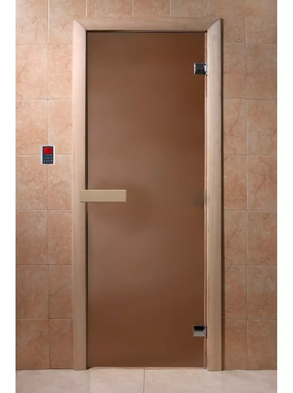 Дверь DoorWood Бронза 190х70 6мм 2 петли (коробка хвоя)