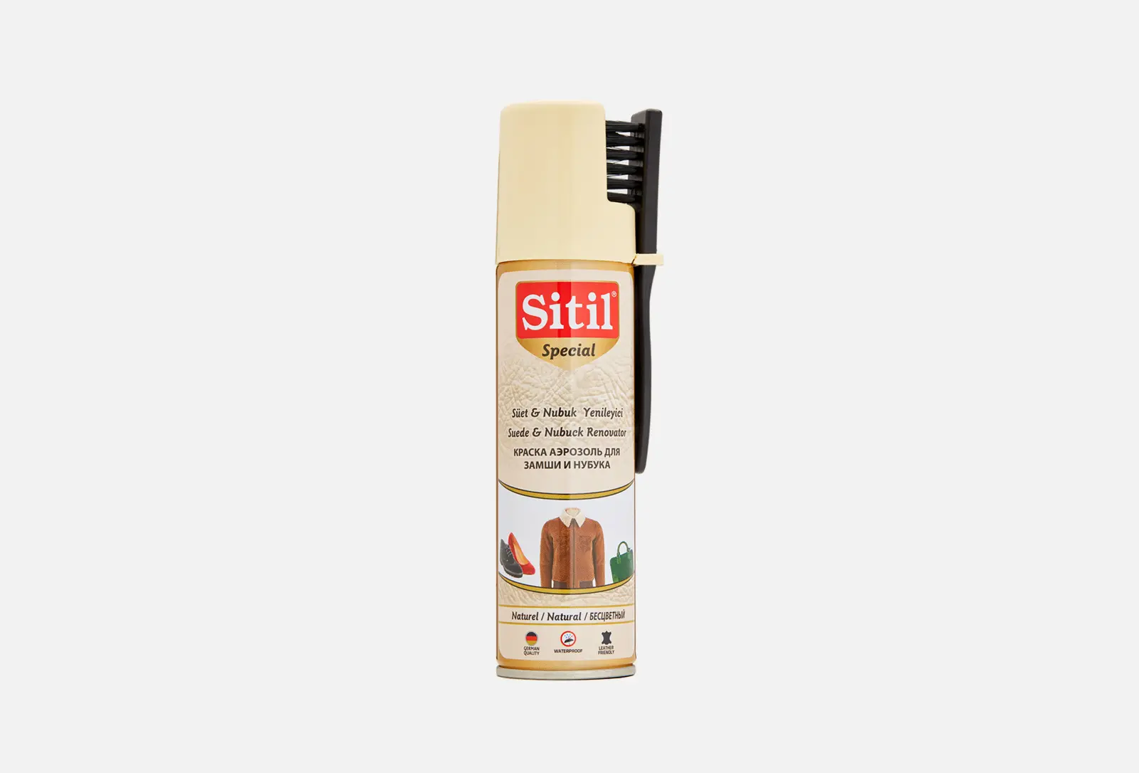 Краска-аэрозоль для замши и нубука Sitil бесцветный 250 мл