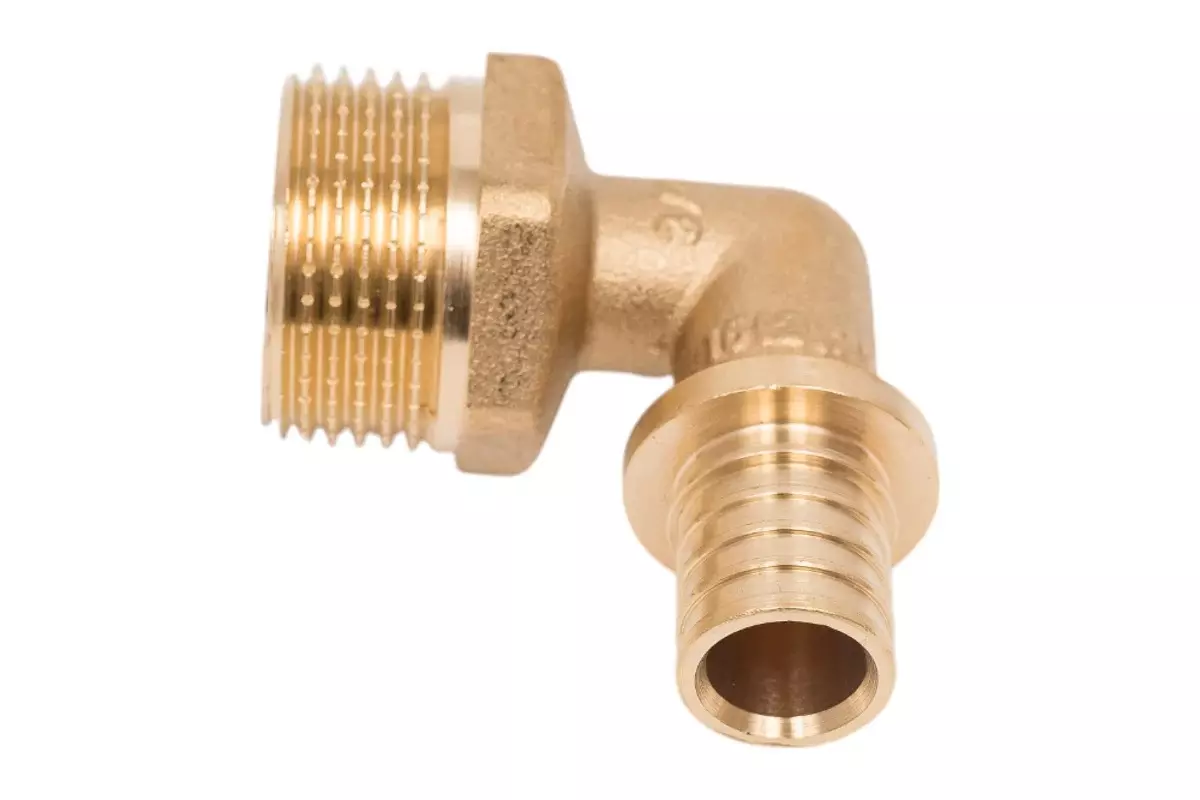 Угол переходный аксиальный 16х3/4&quot; НР, латунь, RTP 34850