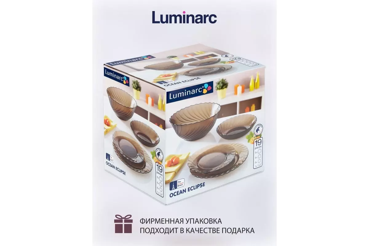 Набор столовой посуды 19 предметов ОКЕАН ЭКЛИПС L5108