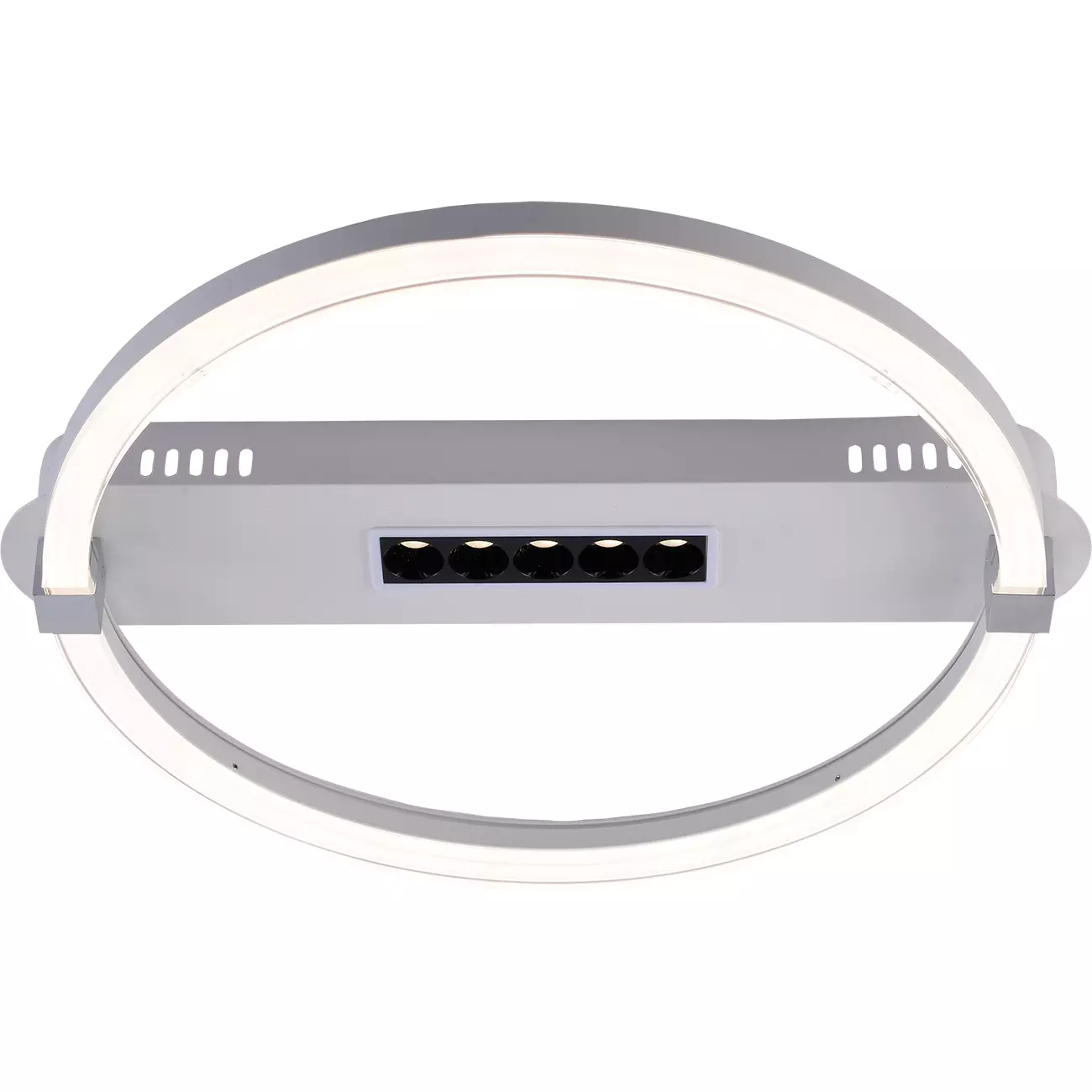 Люстра светодиодная 26+3Вт 3000-6500К пульт хром Escada 10253/1