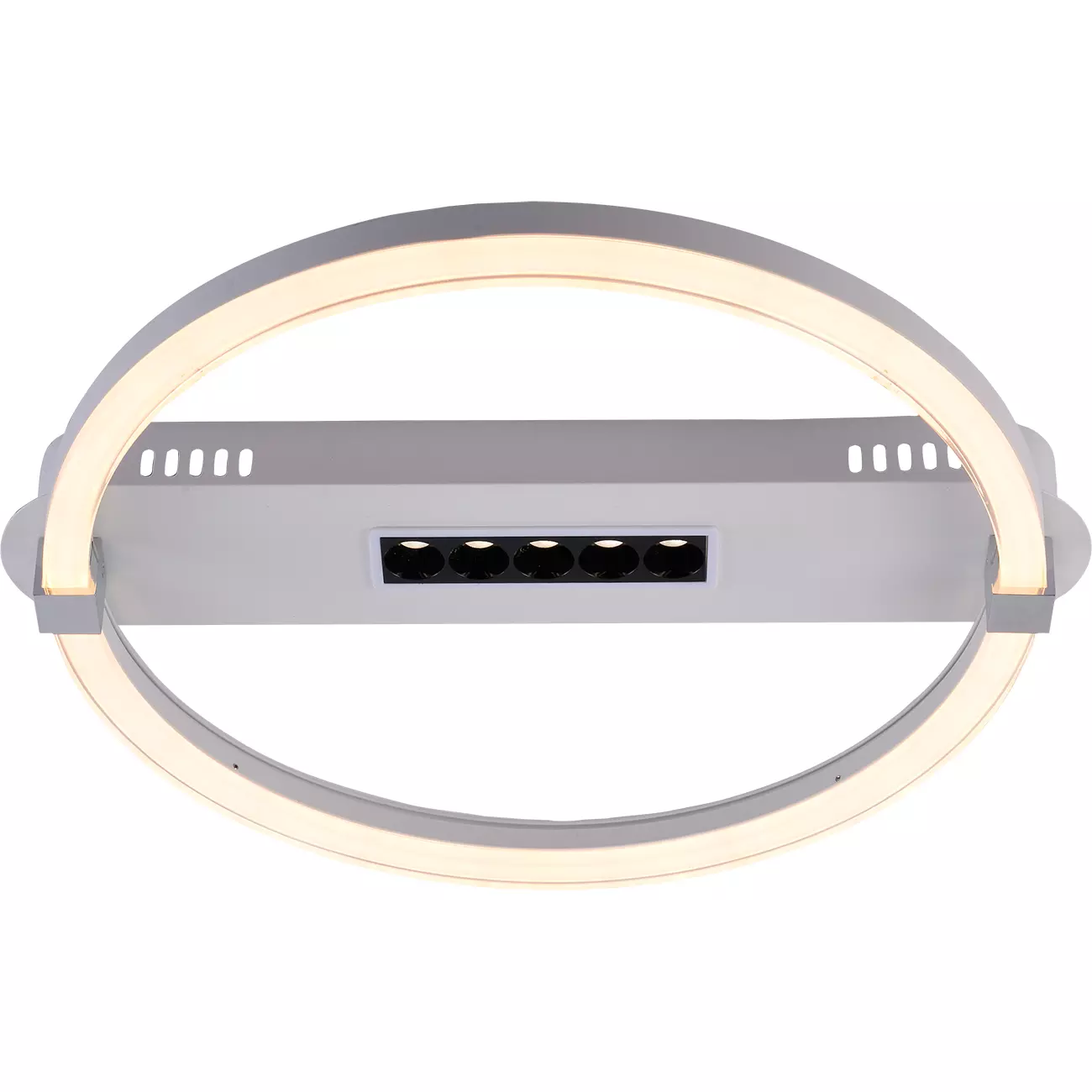 Люстра светодиодная 26+3Вт 3000-6500К пульт хром Escada 10253/1