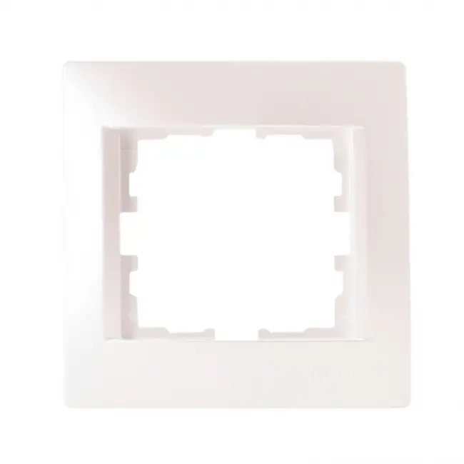 Рамка 1 пост Lezard Karina цвет жемчужно-белый перламутр 707-3000-146
