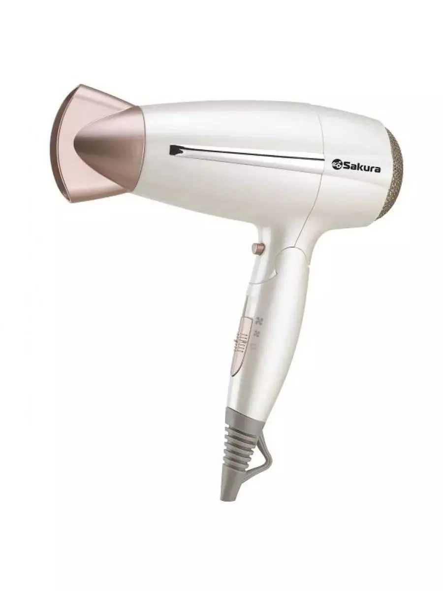 Фен для волос 2200Вт Sakura SA-4042BK 2 скорости 3 режима
