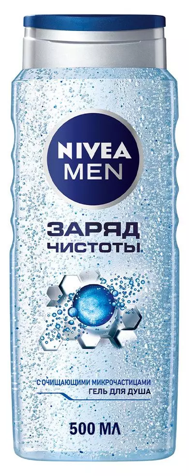 Гель для душа Nivea Men Заряд чистоты 500мл