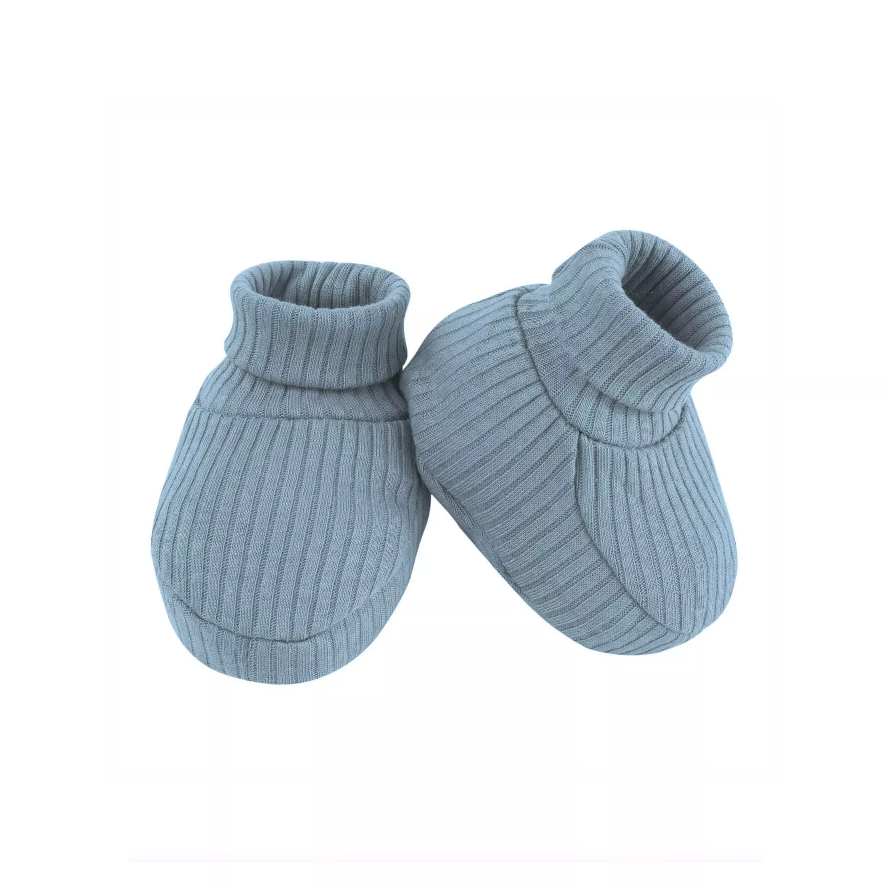 Пинетки трикотажные 0-3 мес, серо-голубой ToucanKids 1514-133