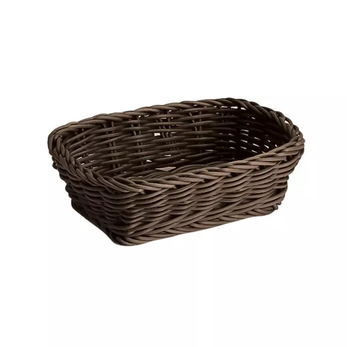 Плетеная корзинка 19x13x6см, искусственный ротанг, коричневый цвет, &quot;Costura&quot; Esprado CST19BRE603
