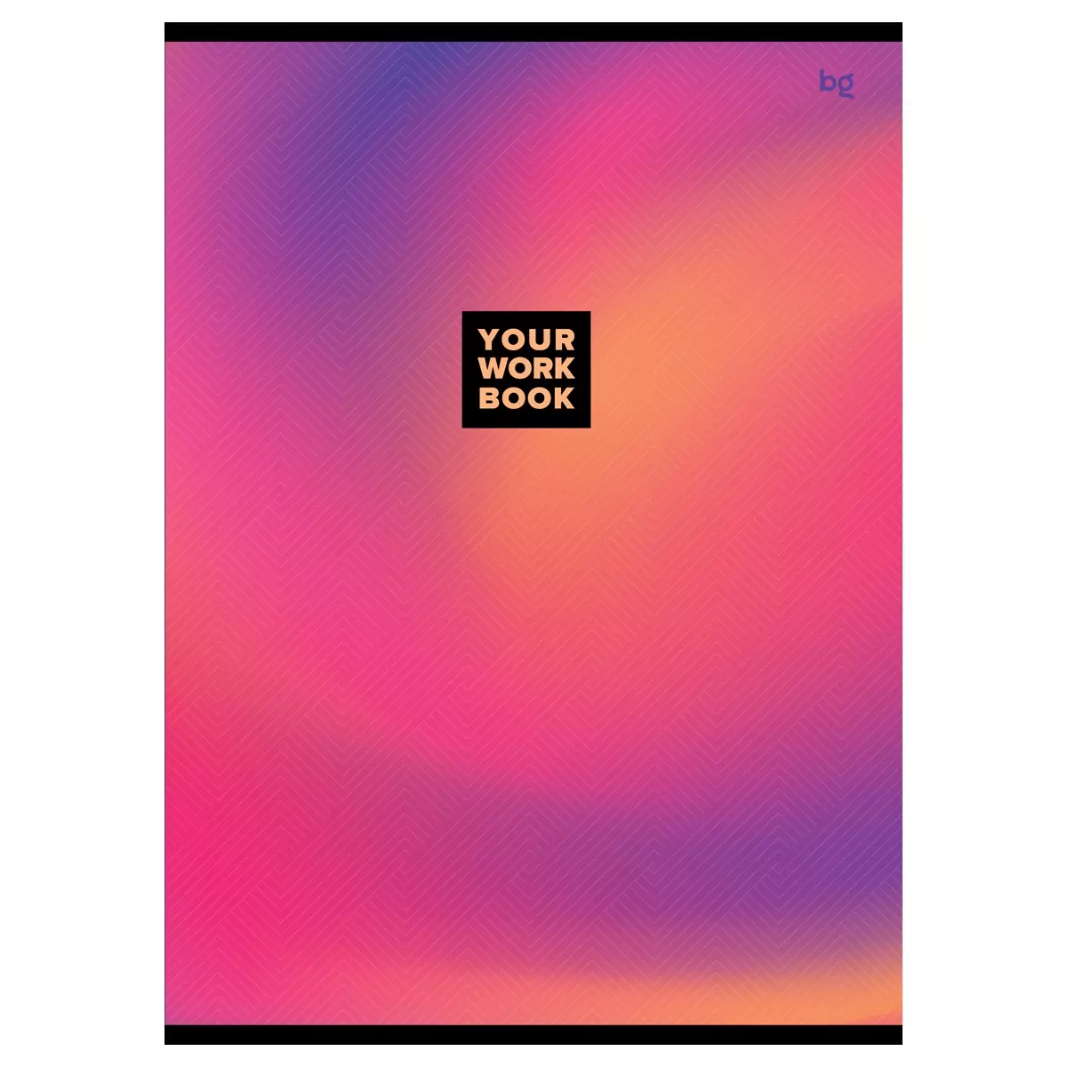 Тетрадь А4 в клетку 48 листов, на скрепке, BG "Monocolor. Gradient"