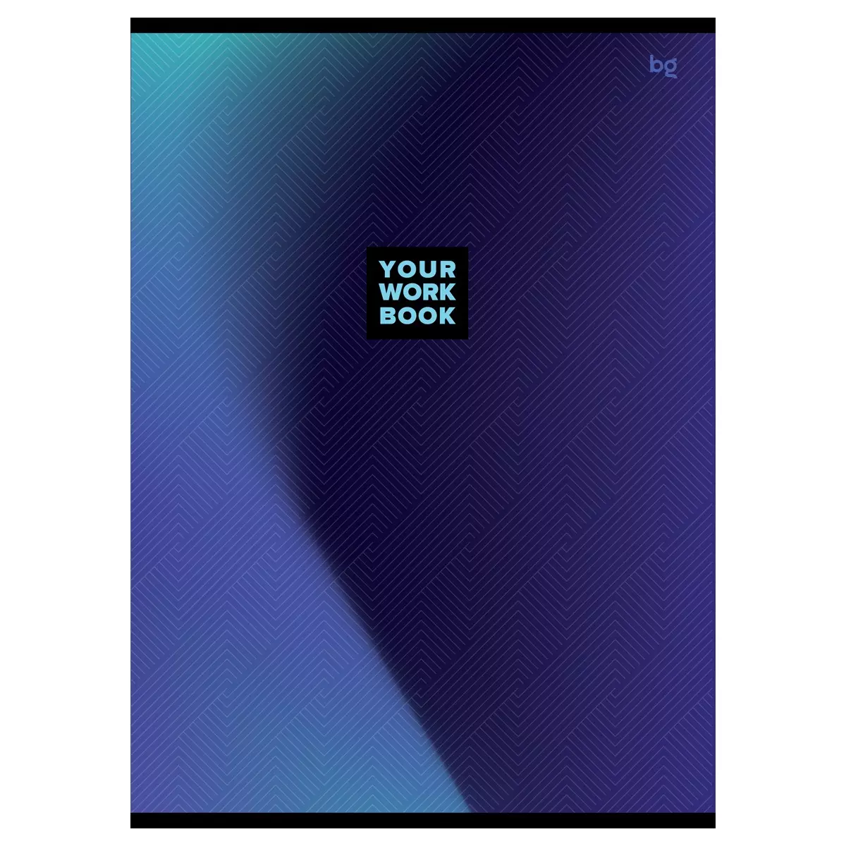 Тетрадь А4 в клетку 48 листов, на скрепке, BG "Monocolor. Gradient"