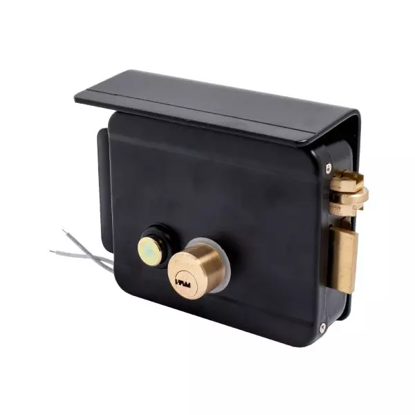 Замок накладной 'электромех. для ворот и калиток с защит.пластиной БУЛАТ ЗЭМн 650 ПП