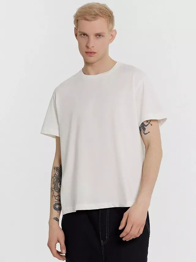 Футболка мужская Mark Formelle 111935 белый, р-р 116-182/188 (58 / 4XL)