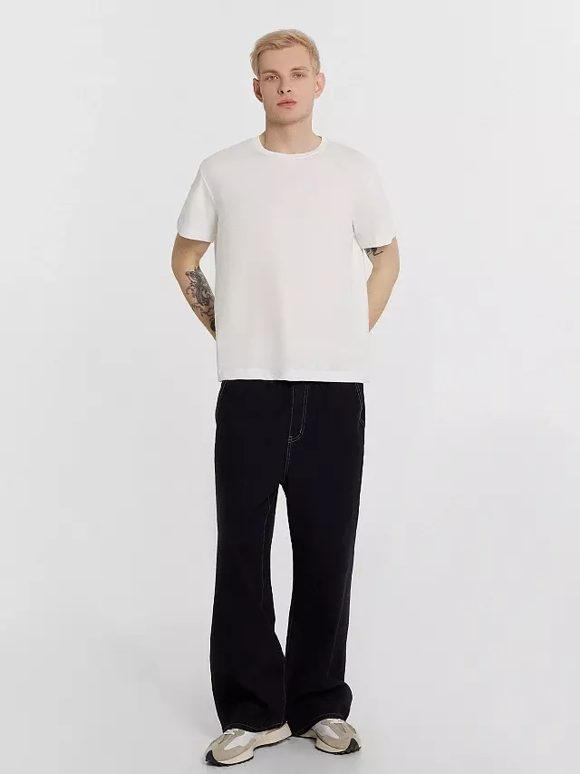 Футболка мужская Mark Formelle 111935 белый, р-р 116-182/188 (58 / 4XL)