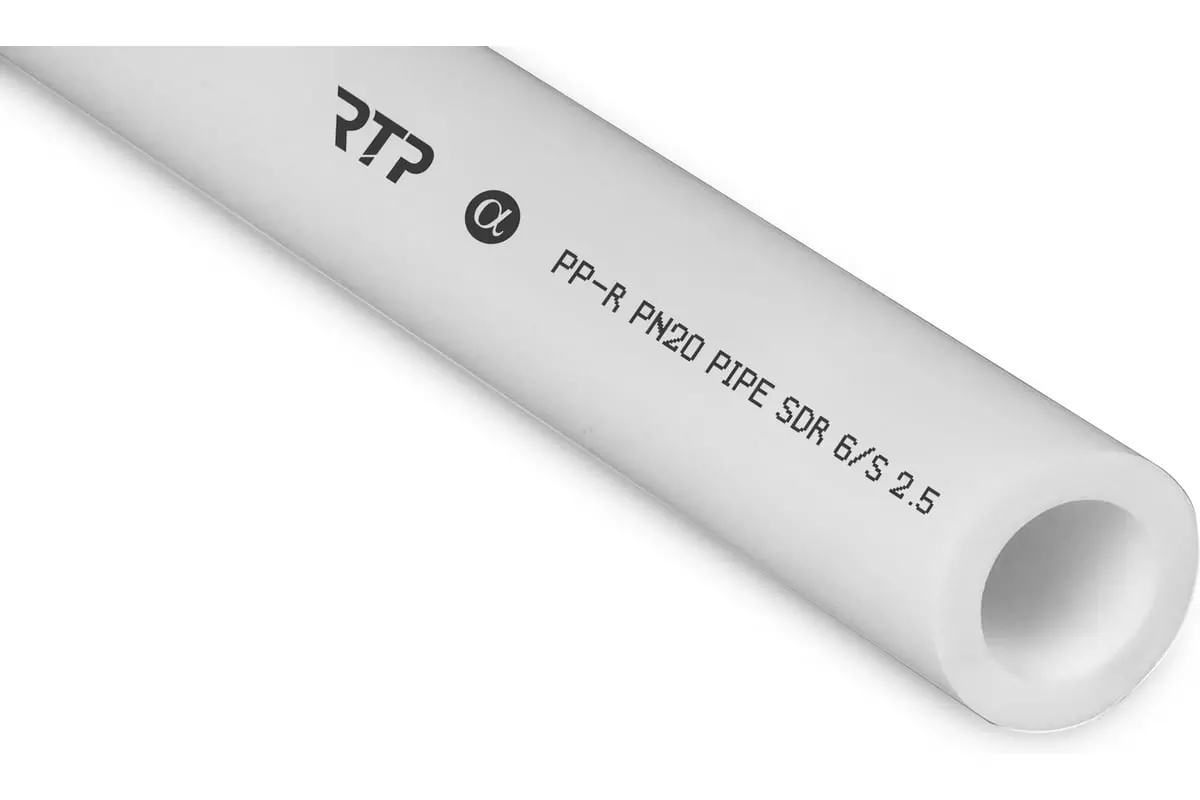 Полипропиленовая труба 20х3,4х2000 мм, ХВС, PN20, RTP 10302