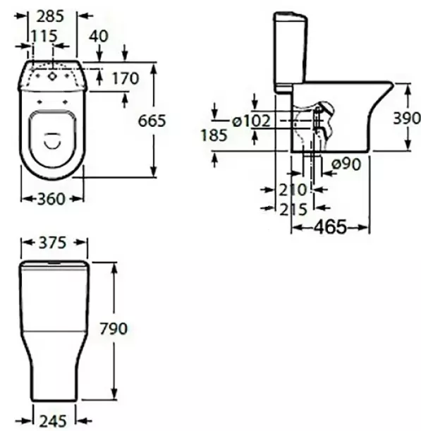 Унитаз Roca LEON 342649000+341649000+ZRU9302943 микролифт