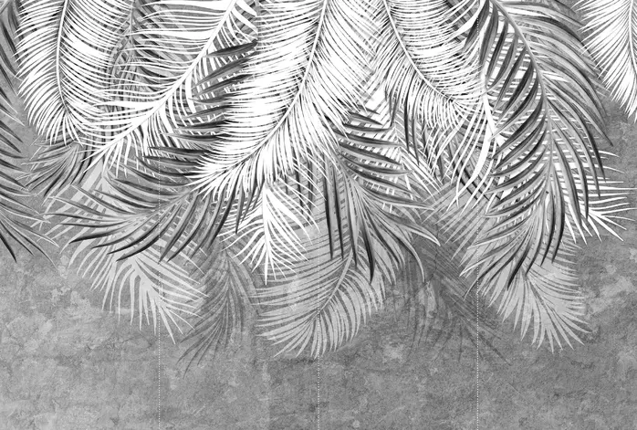 Фотообои Листья пальмы 4х2,7, e-24214617