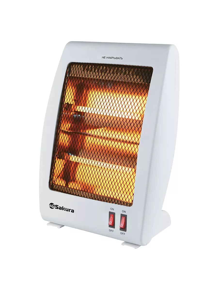 Инфракрасный обогреватель напольный Sakura SA-0670DG 900Вт кварцевый темно-серый