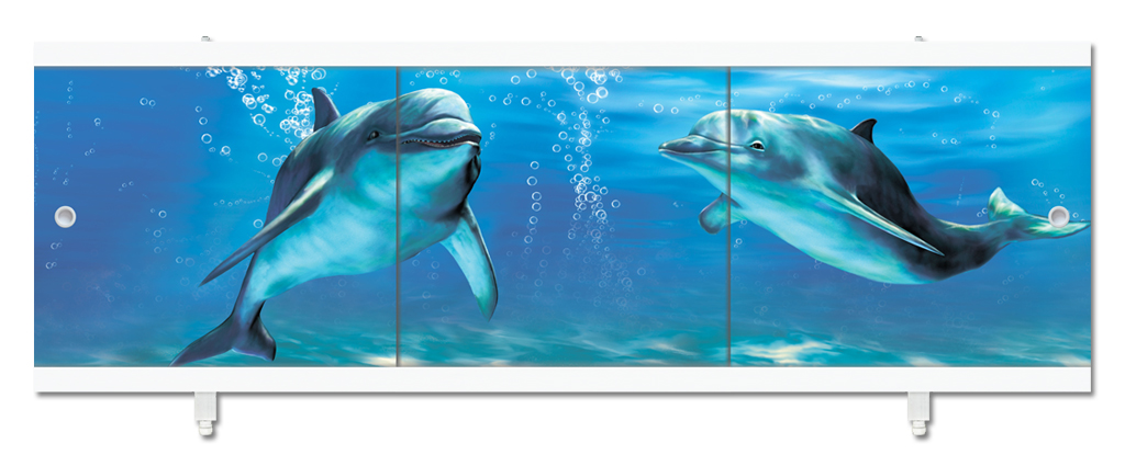 Экран п/в &quot;Ультра легкий&quot; Арт 1,68 Дельфины