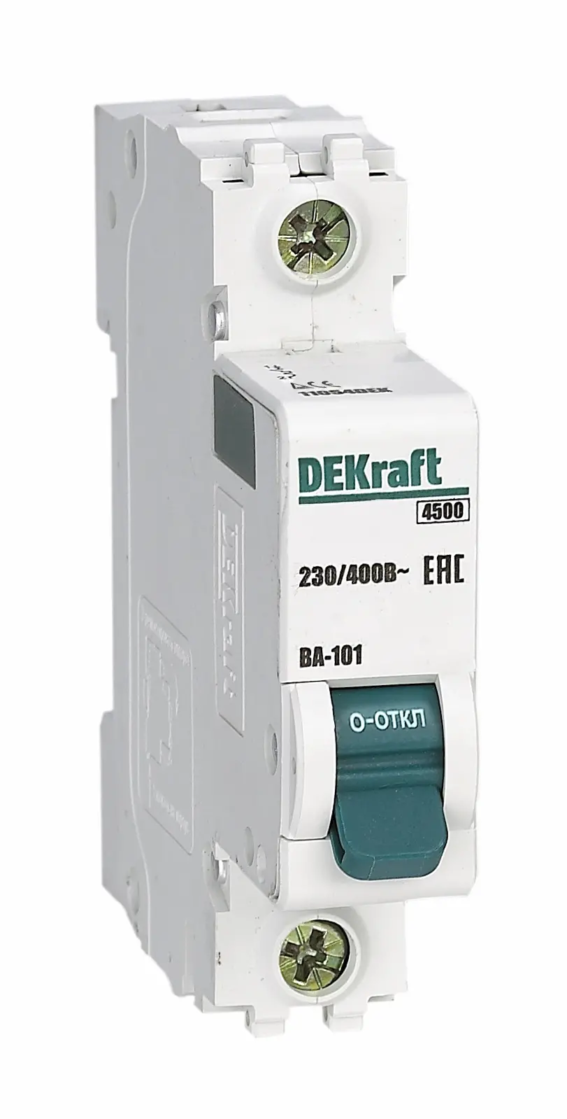 Автоматический выключатель DEKraft ВА-101 11054DEK 1P C 16А 4.5кА