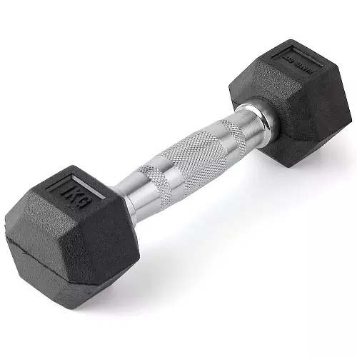 Гантель шестигранная обрезиненная 3 кг Harper Gym Pro Series NT162