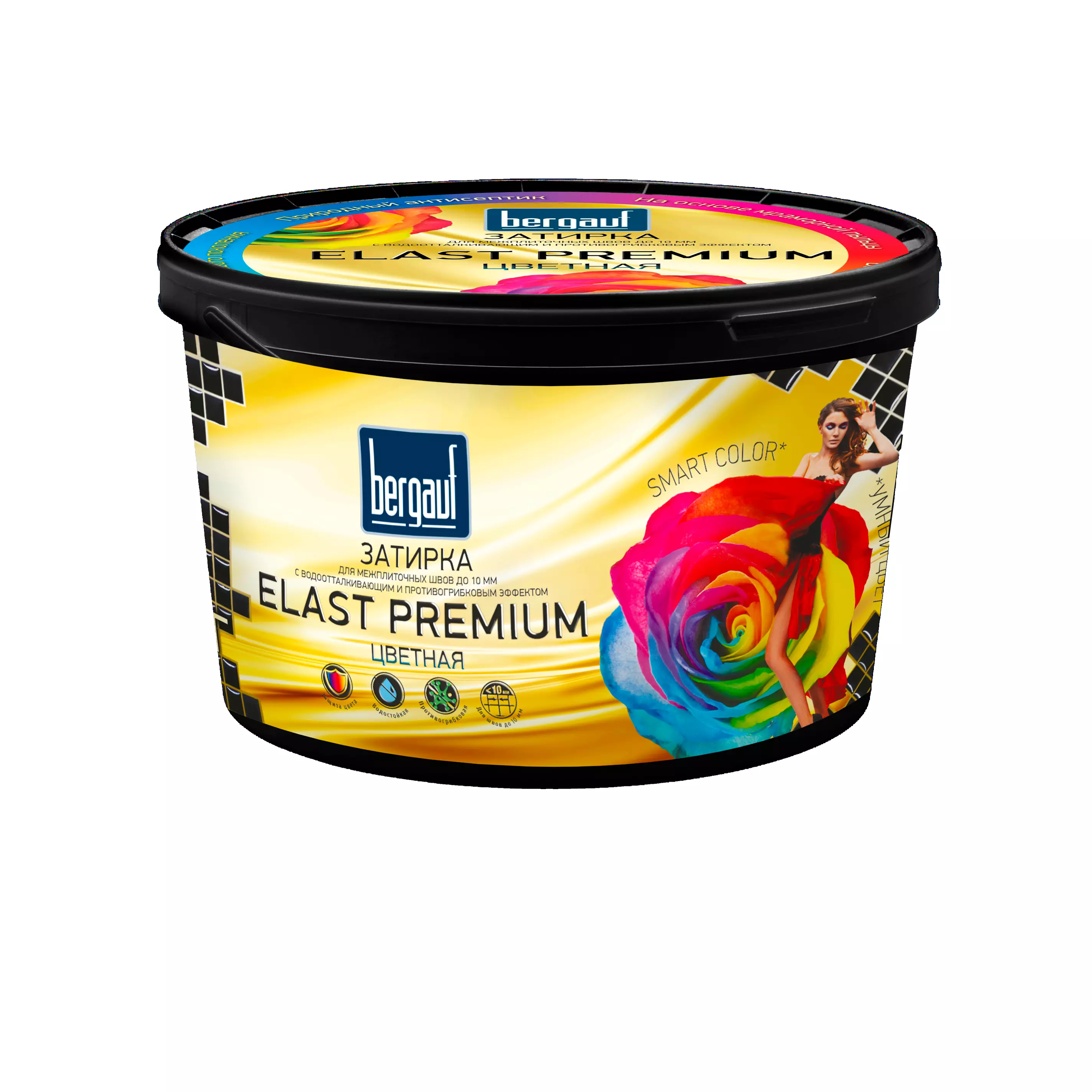 Затирка Bergauf Elast Premium бежевая 2 кг