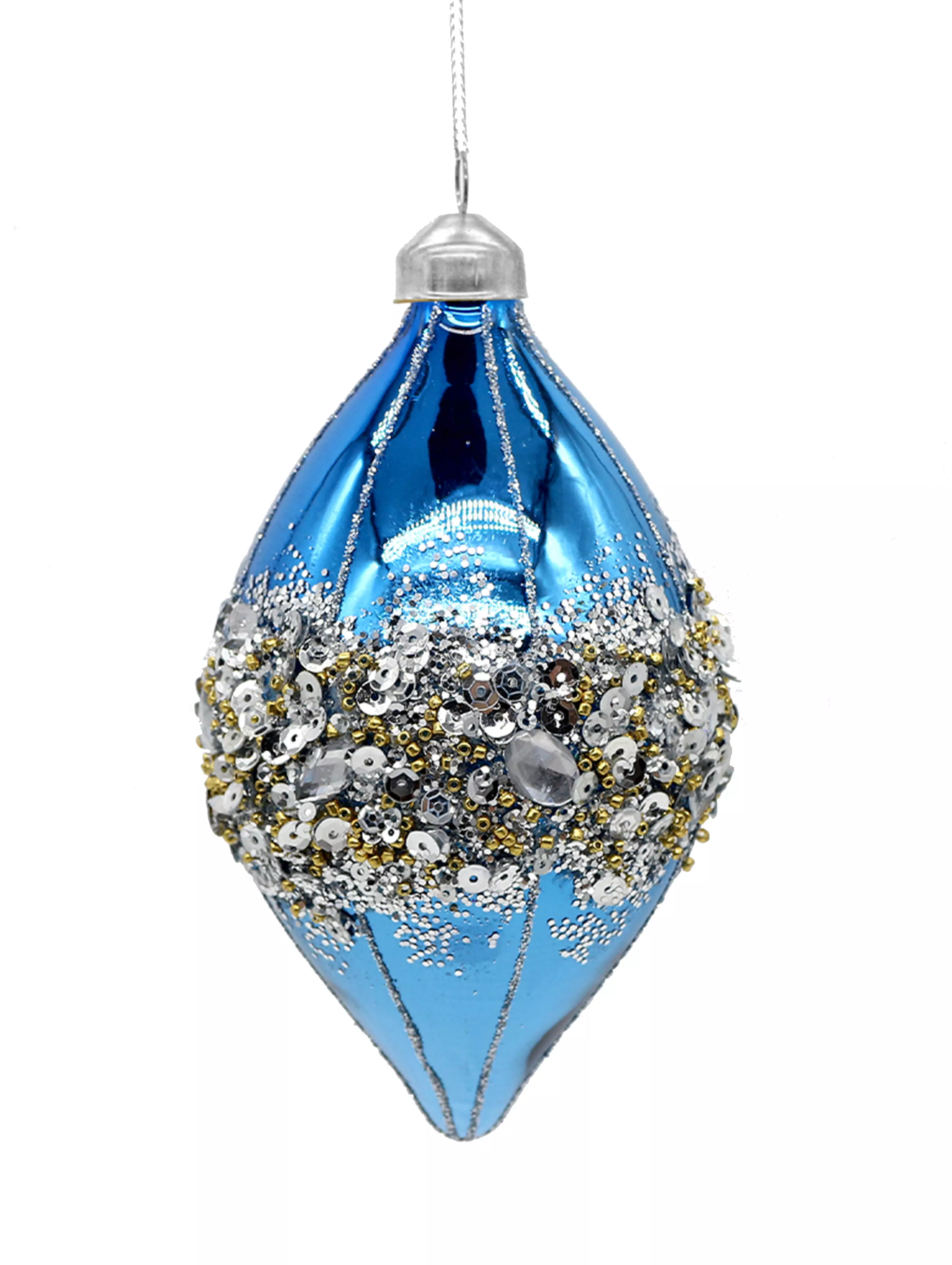 Новогоднее подвесное украшение из стекла / 16*8*8см 92514