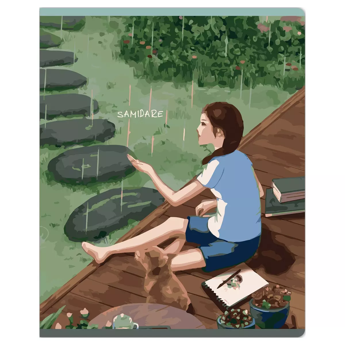 Тетрадь в клетку 48 листов A5, Greenwich Line &quot;Сharacters&quot;, &quot;софт-тач&quot; ламинация, 70г/м2