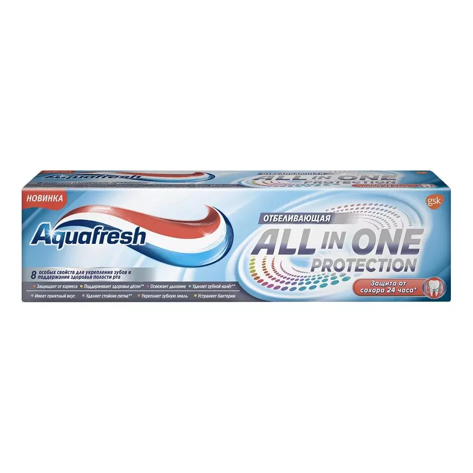 Зубная паста Aquafresh All-in-One Protection Whitening,75мл