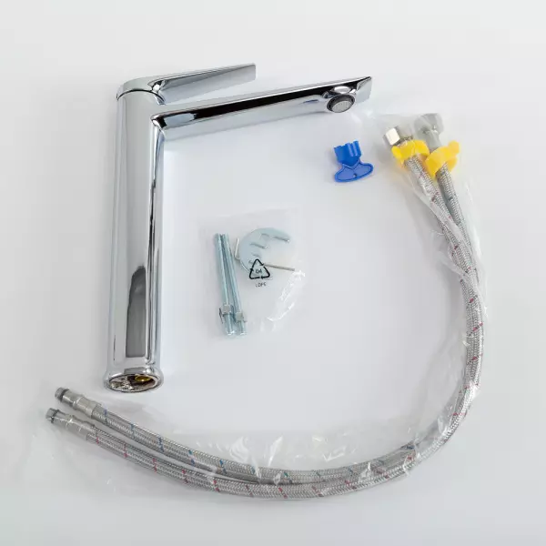 Смеситель для раковины высокий, хром CEZARES LINER-LC-01-W0