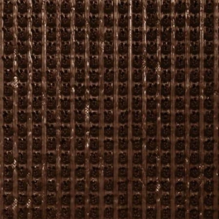 Коврик напольный из щетинистого покрытия 40(45)х60см темный шоколад