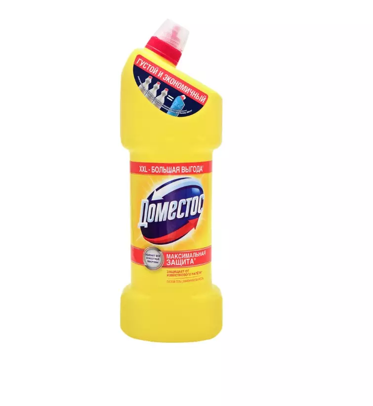Средство для унитаза ДОМЕСТОС Лимонная свежесть 1,5 л