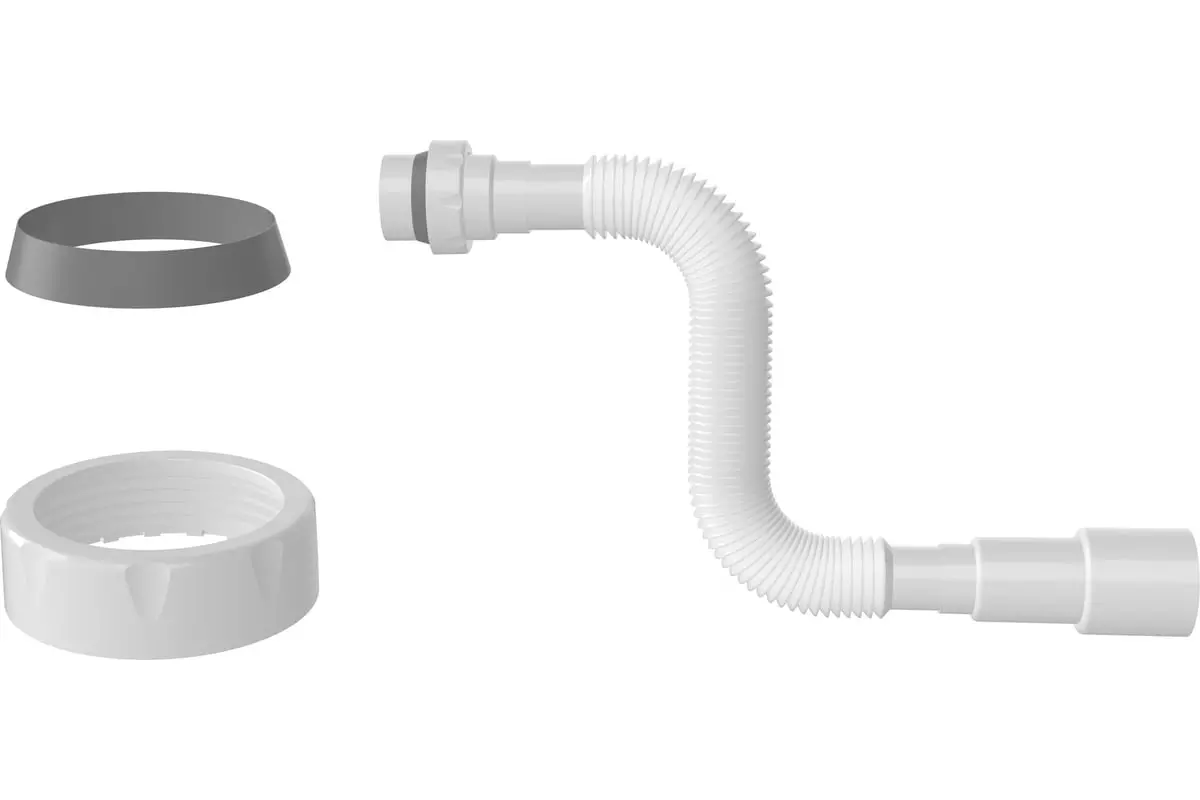 Гибкая труба 1 1/2"х40/50 мм, 740 мм, с конусной прокладкой, Nova 1325