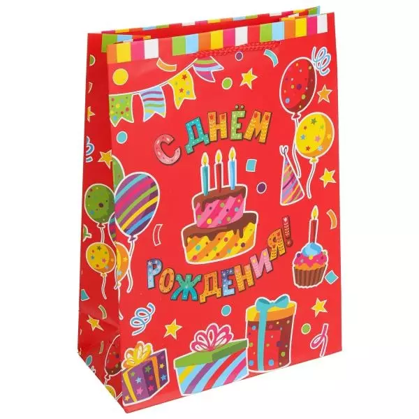 Подарочный пакет 22х31х10 Тортик PML-122089-HBZ5