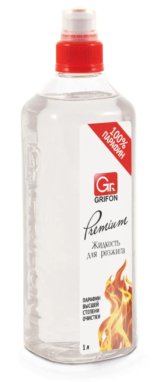 Жидкость для розжига Grifon Premium, жидкий парафин 1000 мл 650-035