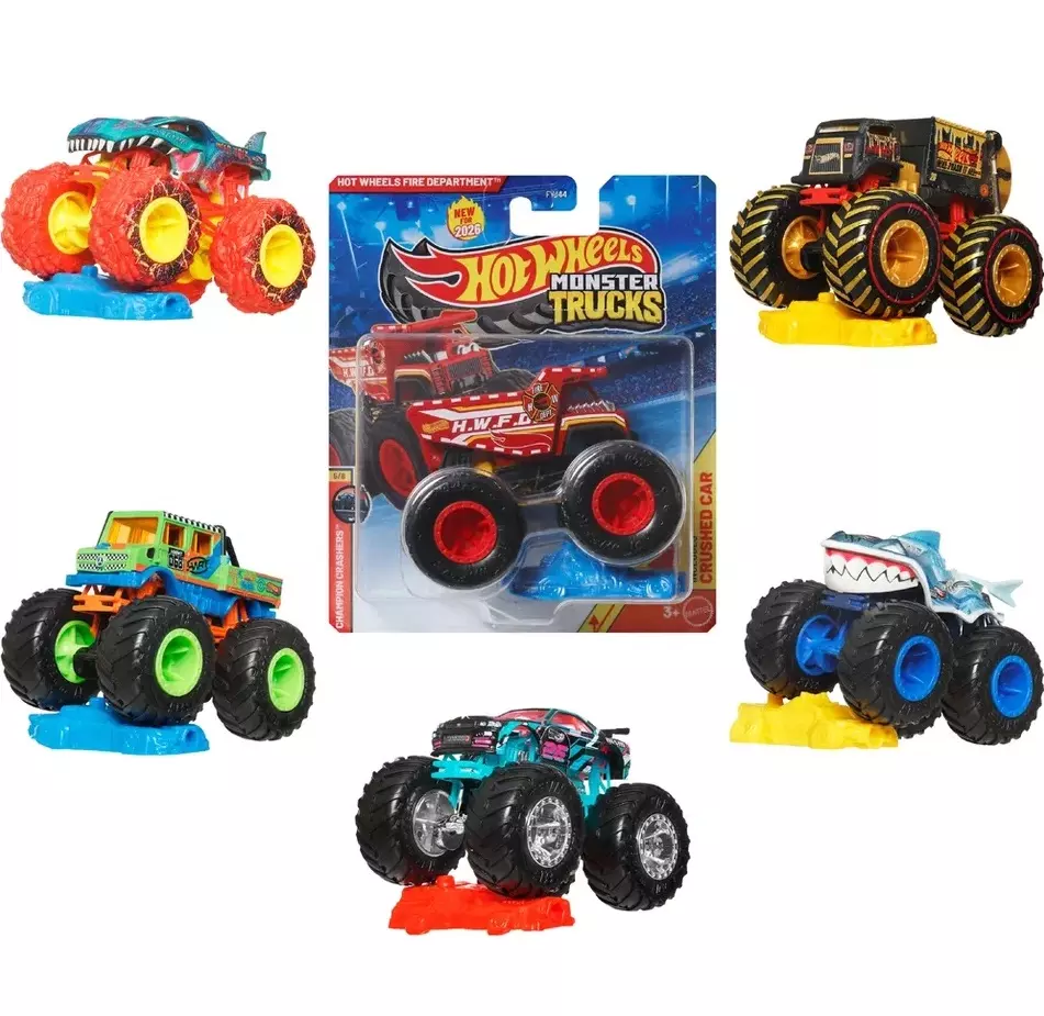 Модель машинки Hot Wheels, металл, "Монстр-траки",1:64, в ассортименте Хот Вилс, Matell FYJ44