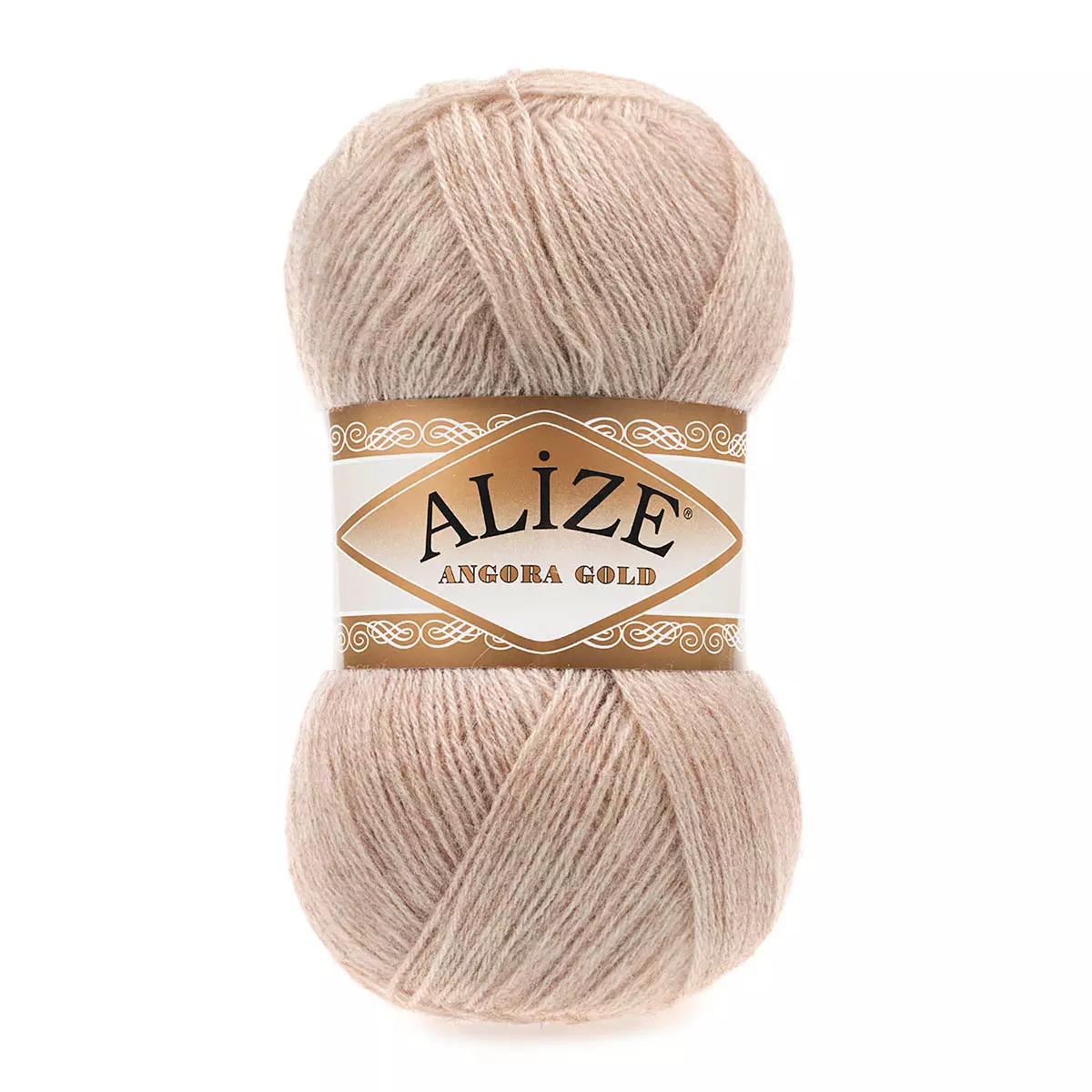 Пряжа Alize Angora Gold 100гр. 550м (80%акр, 20%шерсть) 543 кофе с молоком