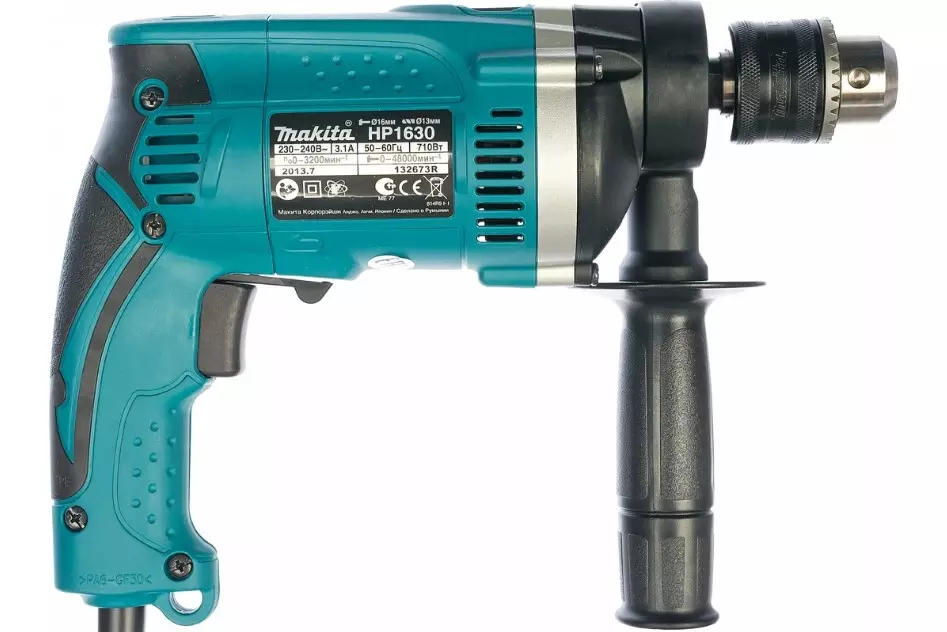 Дрель ударная проф MAKITA HP1630 710Вт