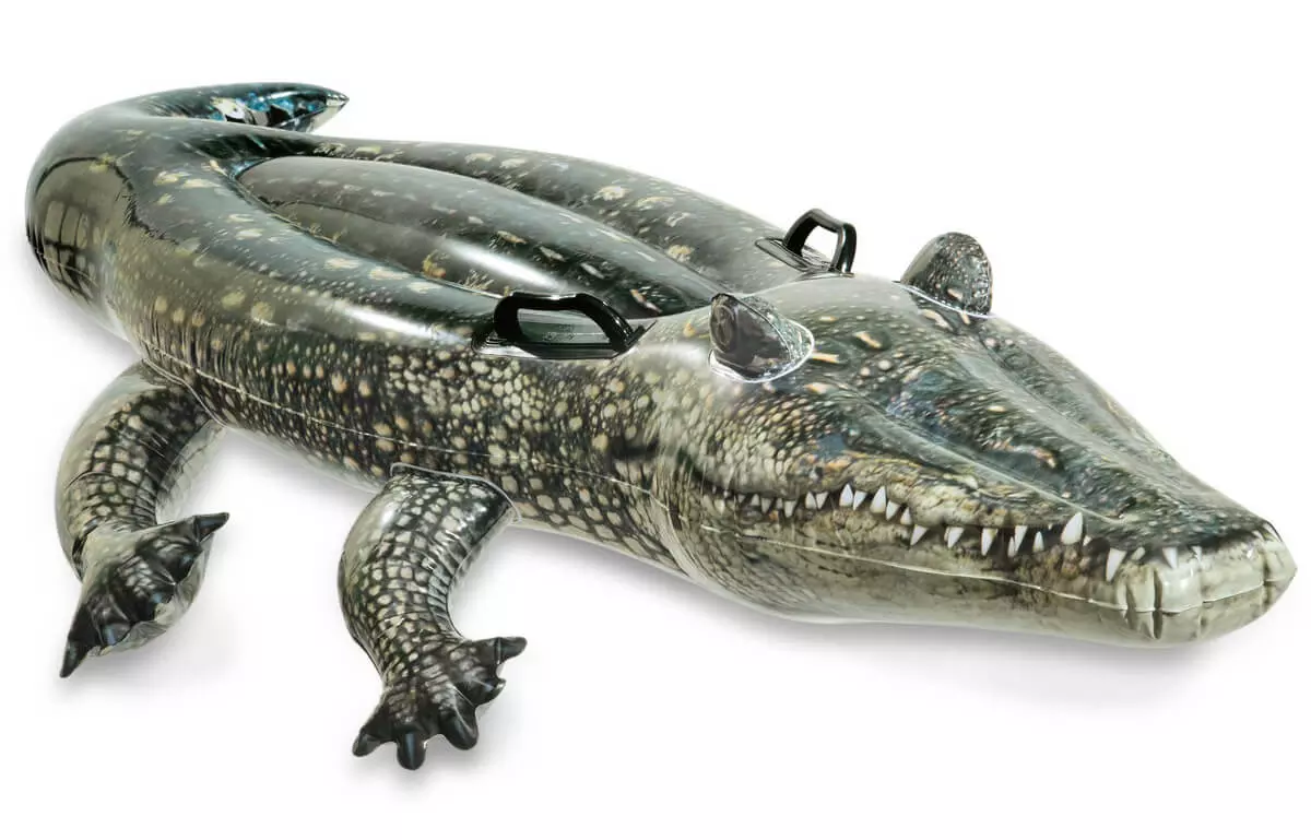 Надувная игрушка Крокодил INTEX, 170 х 86 см, от 3 лет 170х86