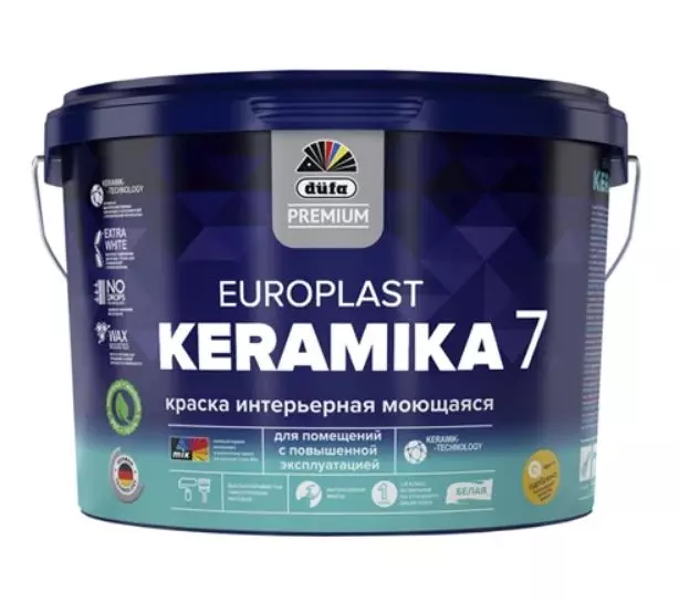 Краска ВД DufaPremium EuroPlast Keramika 7 база1 9л