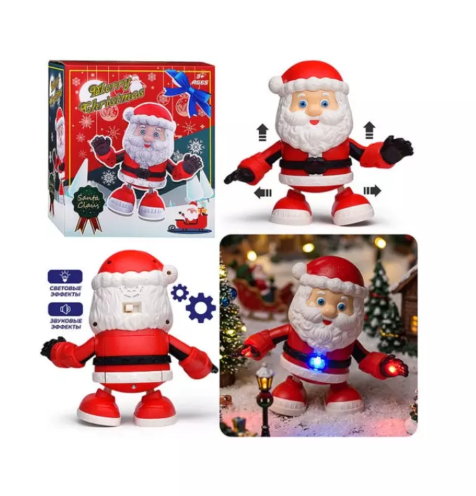 Игрушка музыкальная "Санта" (свет, звук) RS-3155
