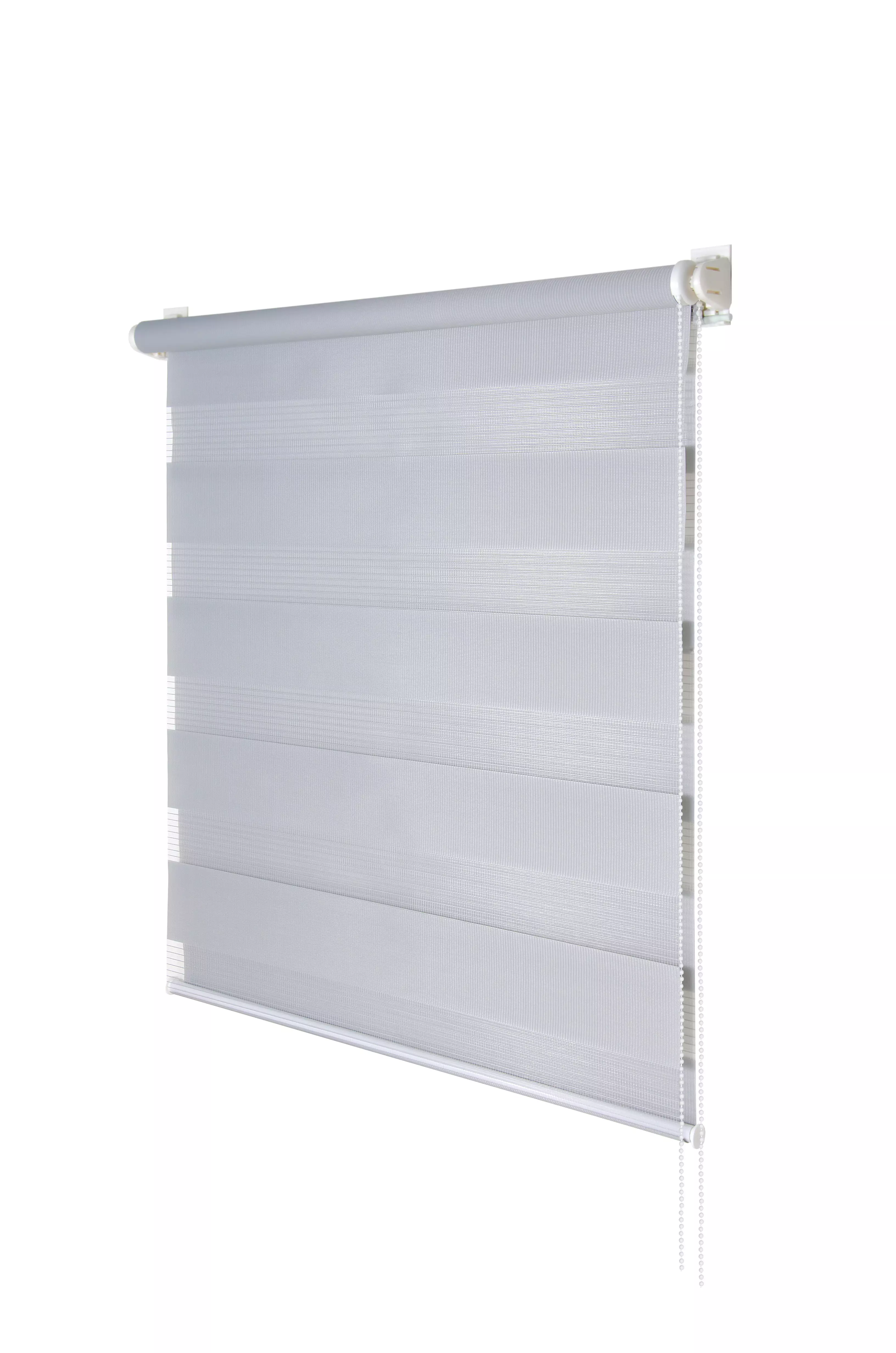 Рулонная штора день-ночь 200 (196)*160 см стальной Магеллан