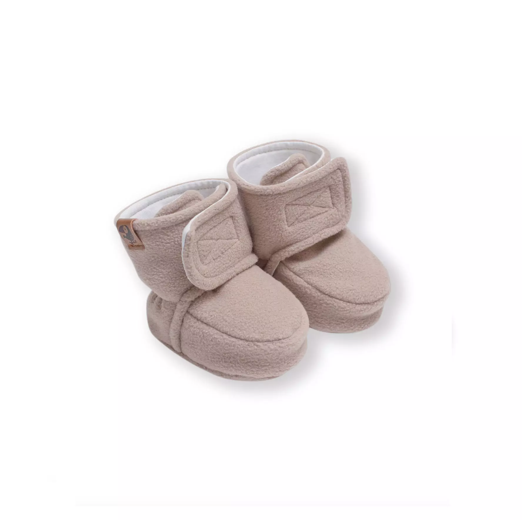 Пинетки флисовые 3-8 мес Cute, бежевый ToucanKids 2200-122